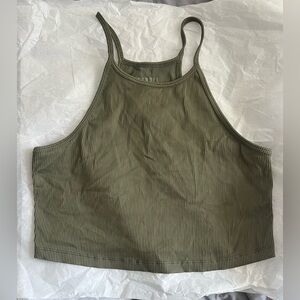 Women's NOBULL Ribbed Halter Crop Tank size XL